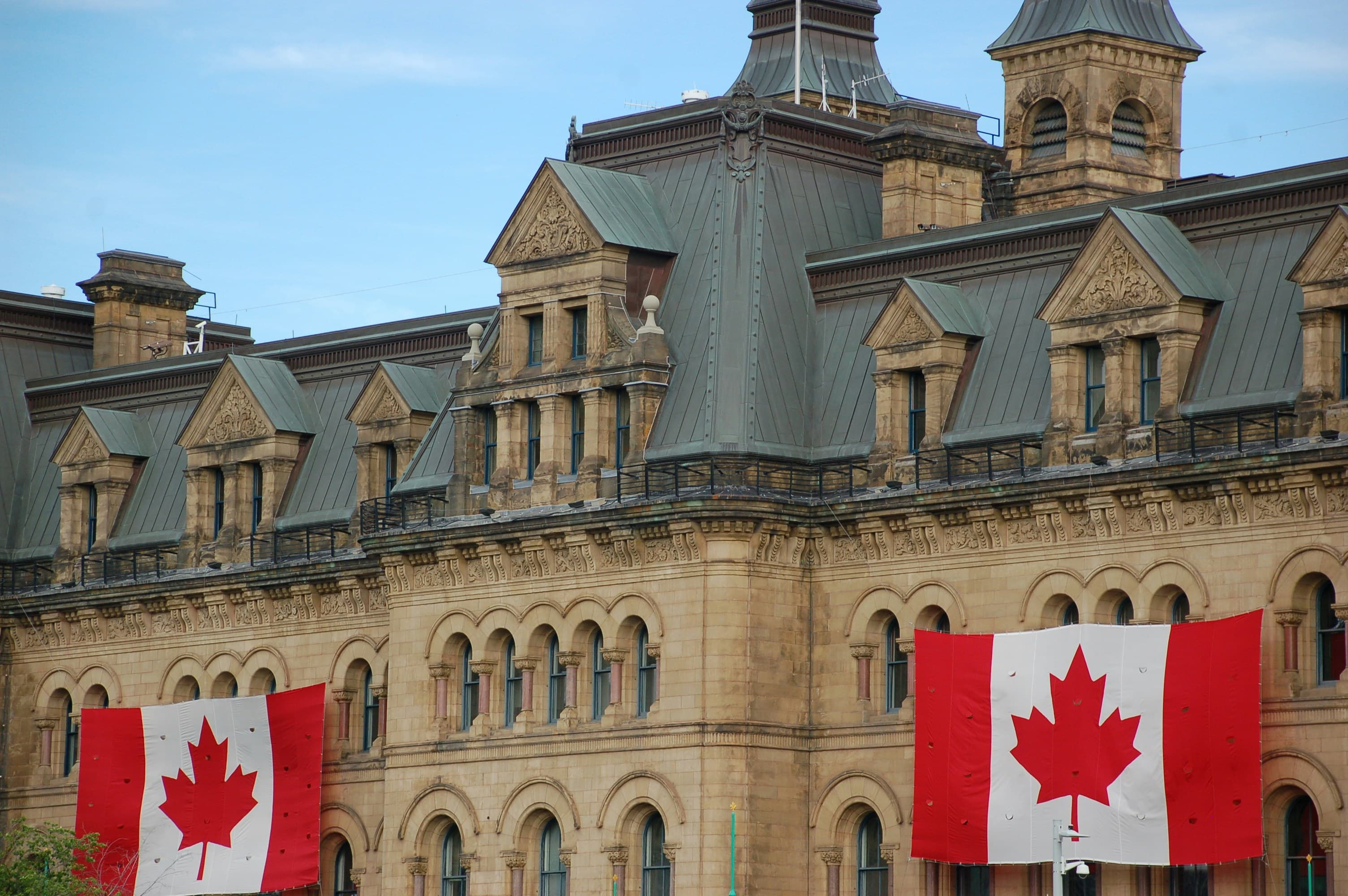 International students discussing study options in Canada