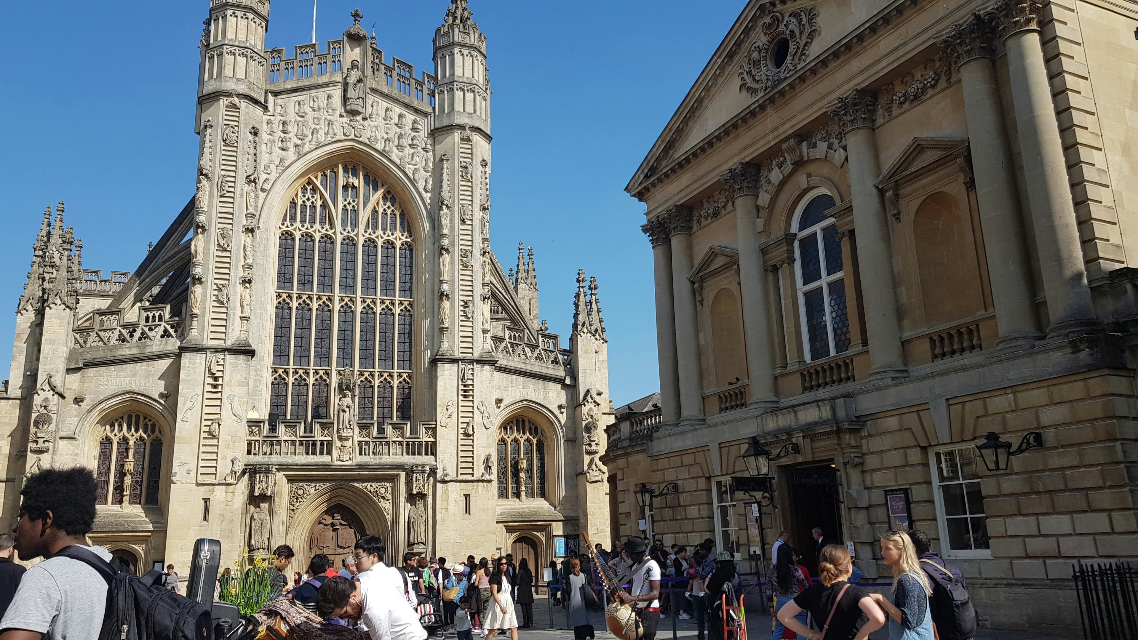 Students discussing options for universities in the UK and Europe