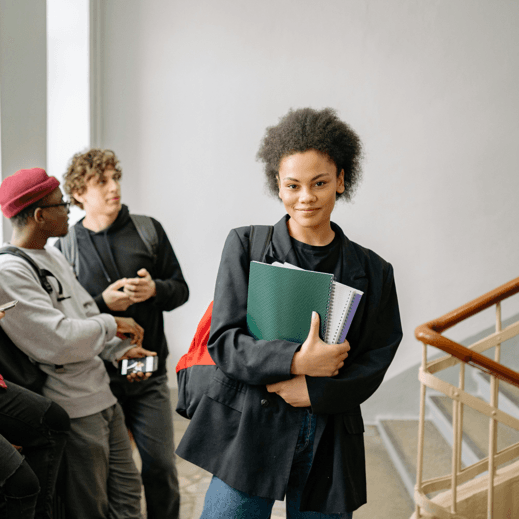 Students planning international education journey